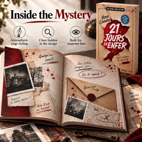 🕯️ 21 Jours En Enfer Mystery Thriller ✉️ 21-Day Envelope Reading Experience
