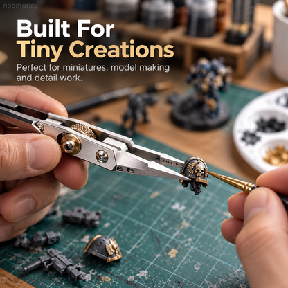 ✨ Precision Locking Grip Tool 🔧 Adjustable Hold For Miniatures & Model Making