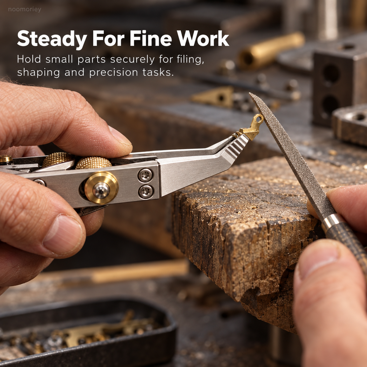 ✨ Precision Locking Grip Tool 🔧 Adjustable Hold For Miniatures & Model Making