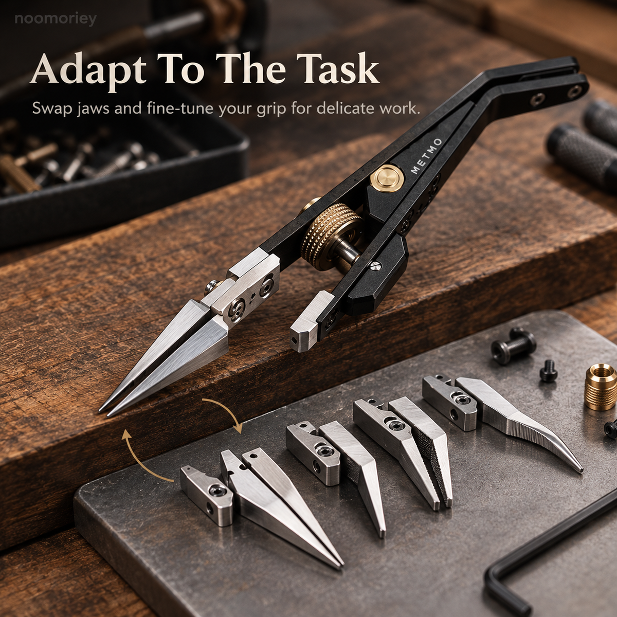✨ Precision Locking Grip Tool 🔧 Adjustable Hold For Miniatures & Model Making