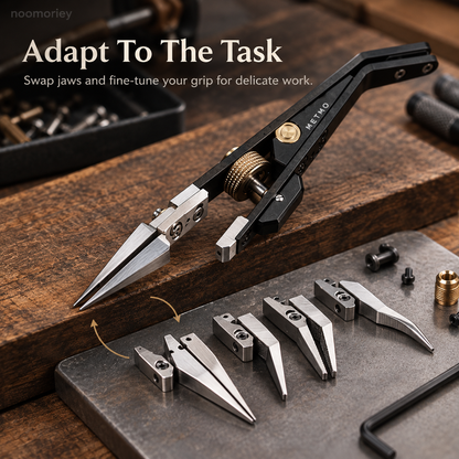 ✨ Precision Locking Grip Tool 🔧 Adjustable Hold For Miniatures & Model Making