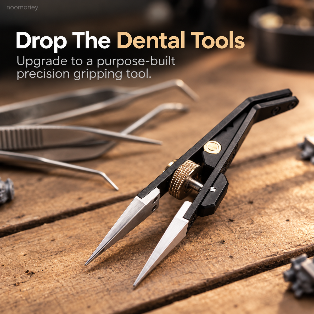 ✨ Precision Locking Grip Tool 🔧 Adjustable Hold For Miniatures & Model Making