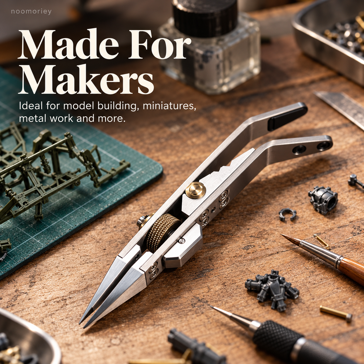 ✨ Precision Locking Grip Tool 🔧 Adjustable Hold For Miniatures & Model Making