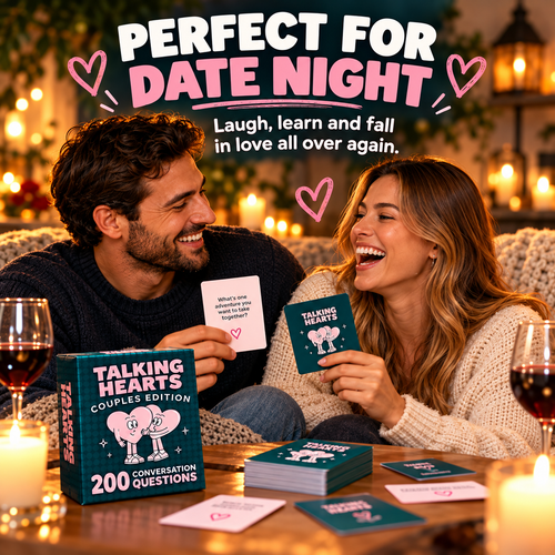 💝 50% OFF Talking Hearts 200 Questions Couples Card Game