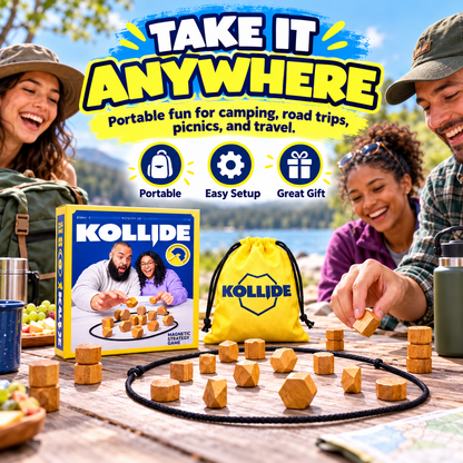 🔥 50% OFF Kollide Magnetic Strategy Game 🧲 Fast-Paced Family Game Night Fun