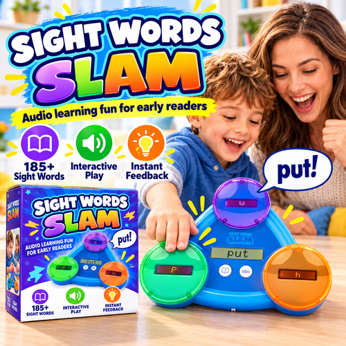 🔥 50% OFF 📚 Sight Word Slam Audio Learning Game For Kids – 185+ Words Reading & Spelling Practice
