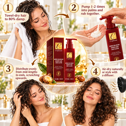 ❤️Argan & Avocado Curl Defining Leave-In Cream