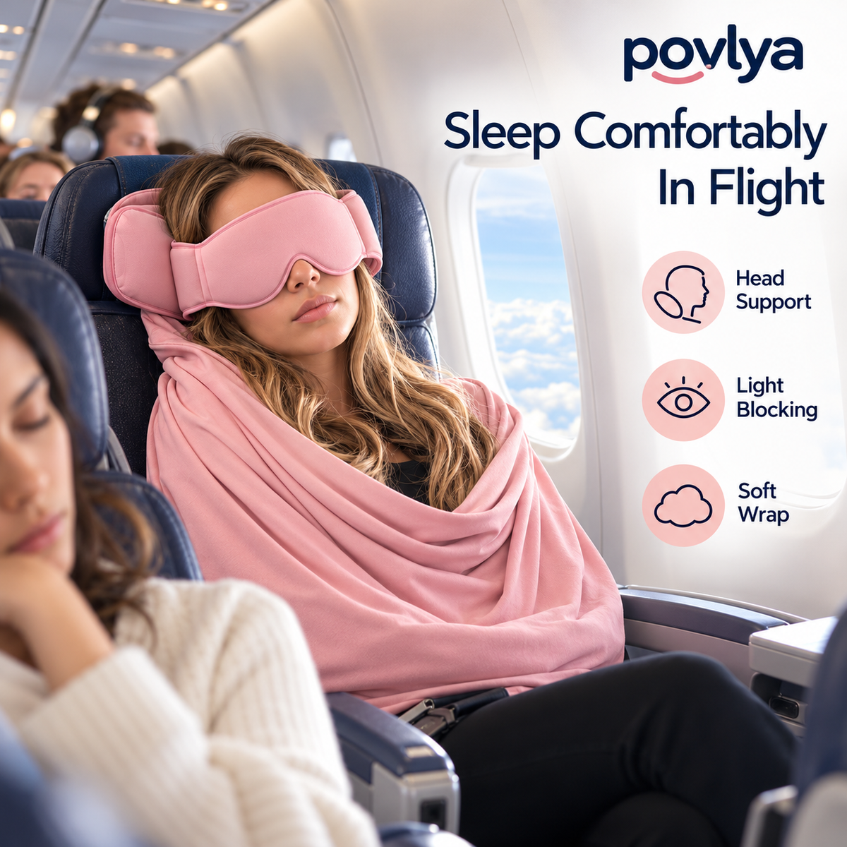 ✈️ Travel Sleep Wrap ✨ Sleep Comfortably Wherever You Go