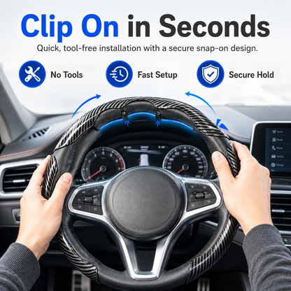 Universal Car Non-Slip Steering Wheel Cover – Comfortable Grip & All-Season Protection