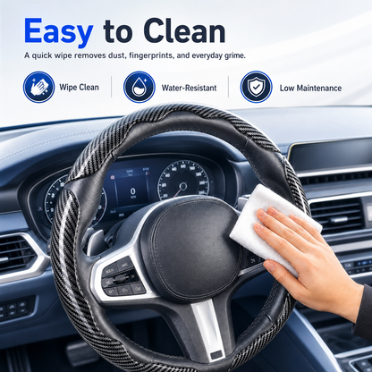 Universal Car Non-Slip Steering Wheel Cover – Comfortable Grip & All-Season Protection
