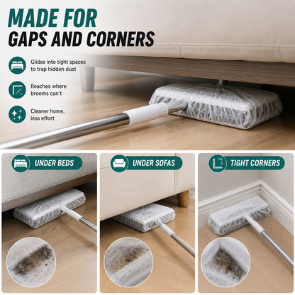 🔥Bestseller | Disposable Broom Dust Cover(100pcs)