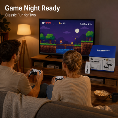 ✨🎁2026 Retro Gaming Console Stick with 4K HDMI, Dual 2.4G Wireless Controller