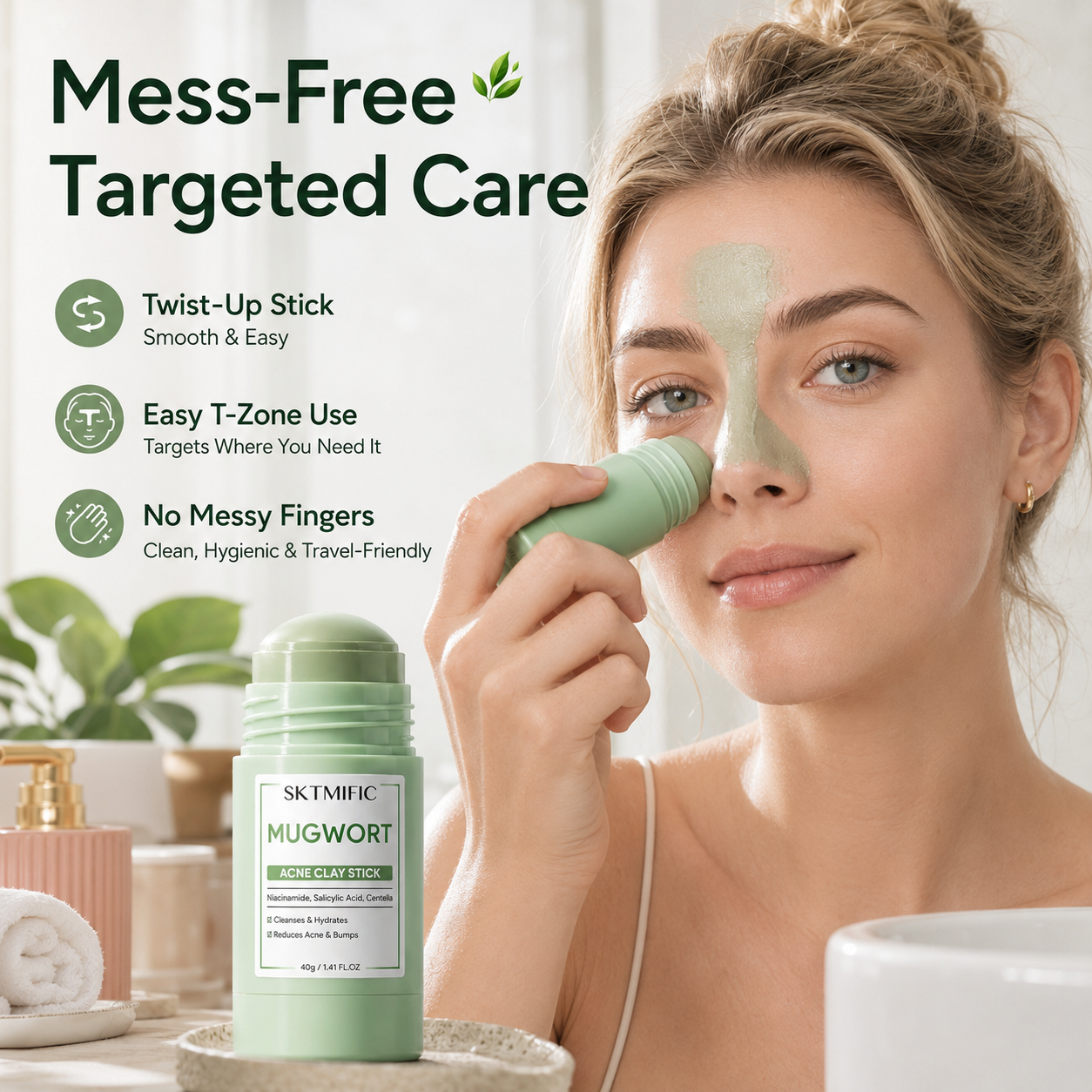 🌿Clay Mask Stick Series—3 Clay Mask Sticks Targeting Various Skin Concerns