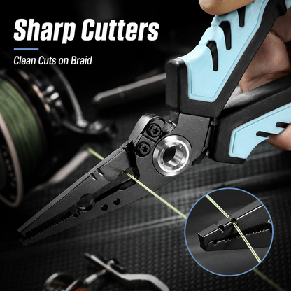 🔥Hot Sale 49% OFF | 7.5 Inch Rust Saltwater Fishing Pliers with Split Ring