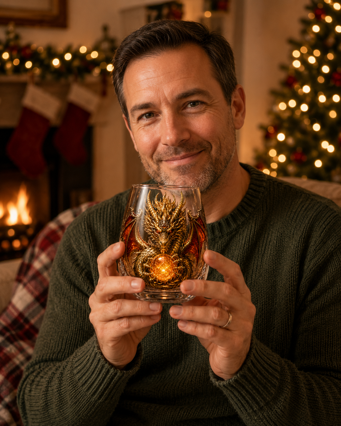 🐉✨ 3D Mythic Dragon Glass Art Cup | Luxury Raised Fantasy Glassware for Whiskey, Home Bar Décor & Legendary Gifts 🎁