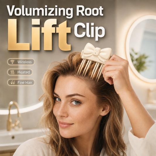 📢📢 Wireless Heated Root Lift Clip – Instant Volume for Fine & Flat Hair