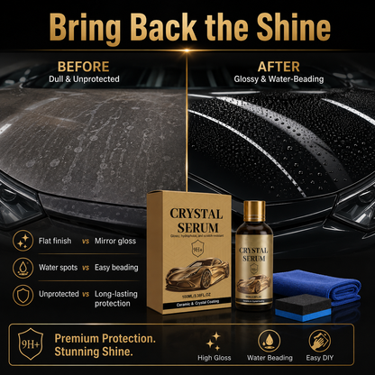 ✨ Crystal Serum – 9H Graphene Ceramic Coating for Paint, Glass & Wheels