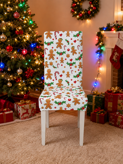 🔥Holiday Home Deal 🎄  Cartoon Printed Chair Covers for Living Room, Bedroom & Dining Room Decor