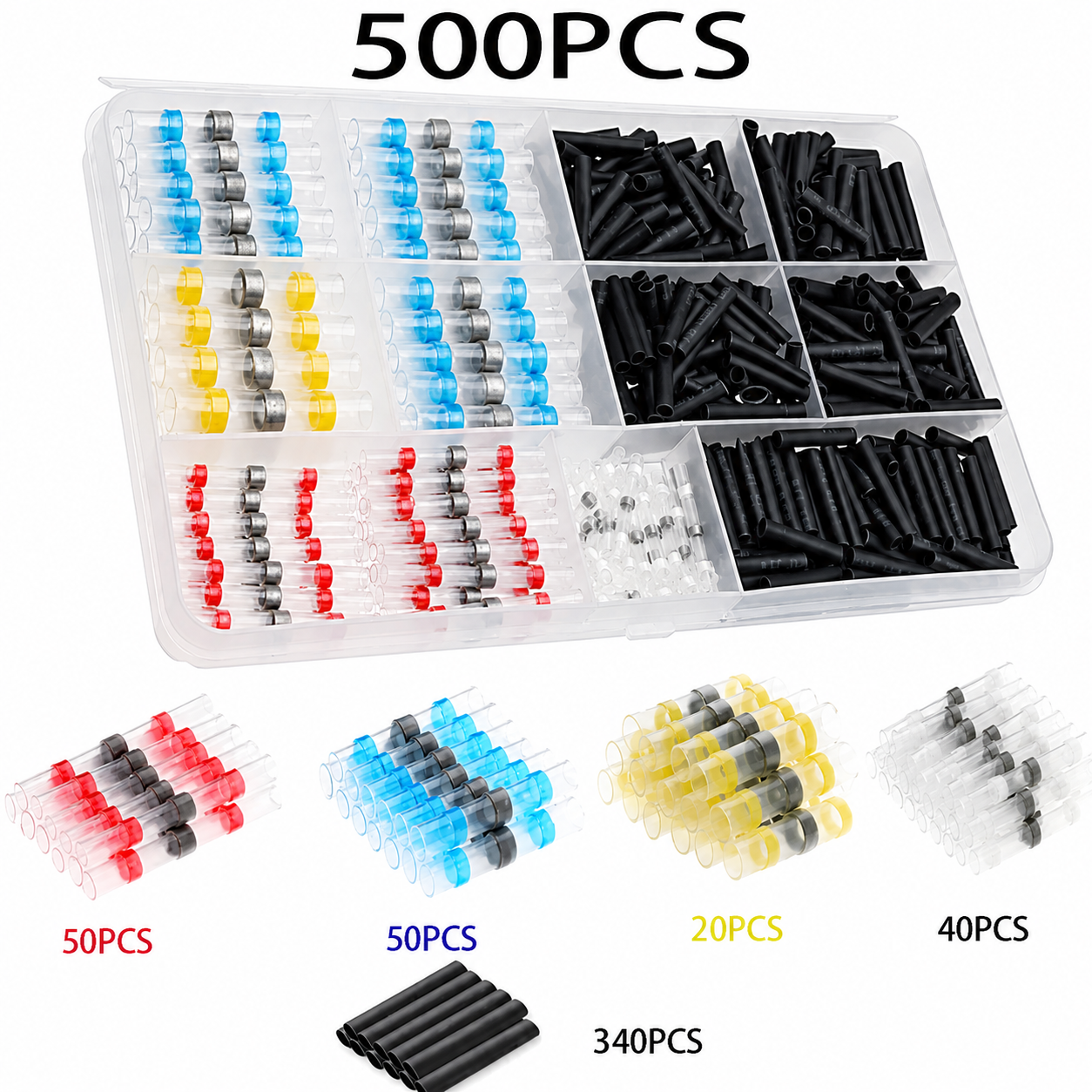 🔥Last Day 49% OFF - ✨300PCS WATERPROOF SOLDER WIRE CONNECTOR KIT