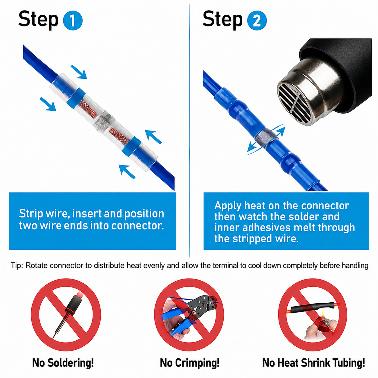 🔥Last Day 49% OFF - ✨300PCS WATERPROOF SOLDER WIRE CONNECTOR KIT