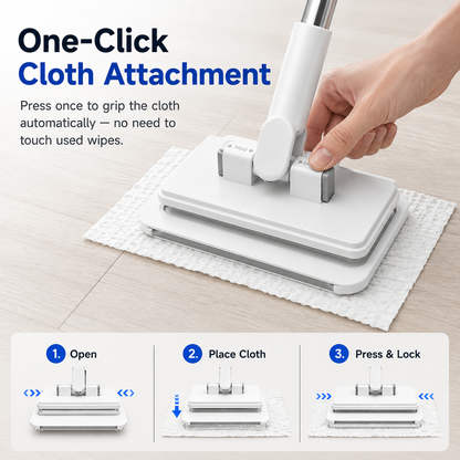 ✨  🧹 Multi-Purpose Mini Dust Mop🧼 – Lightweight Bathroom & Tight-Space Cleaner