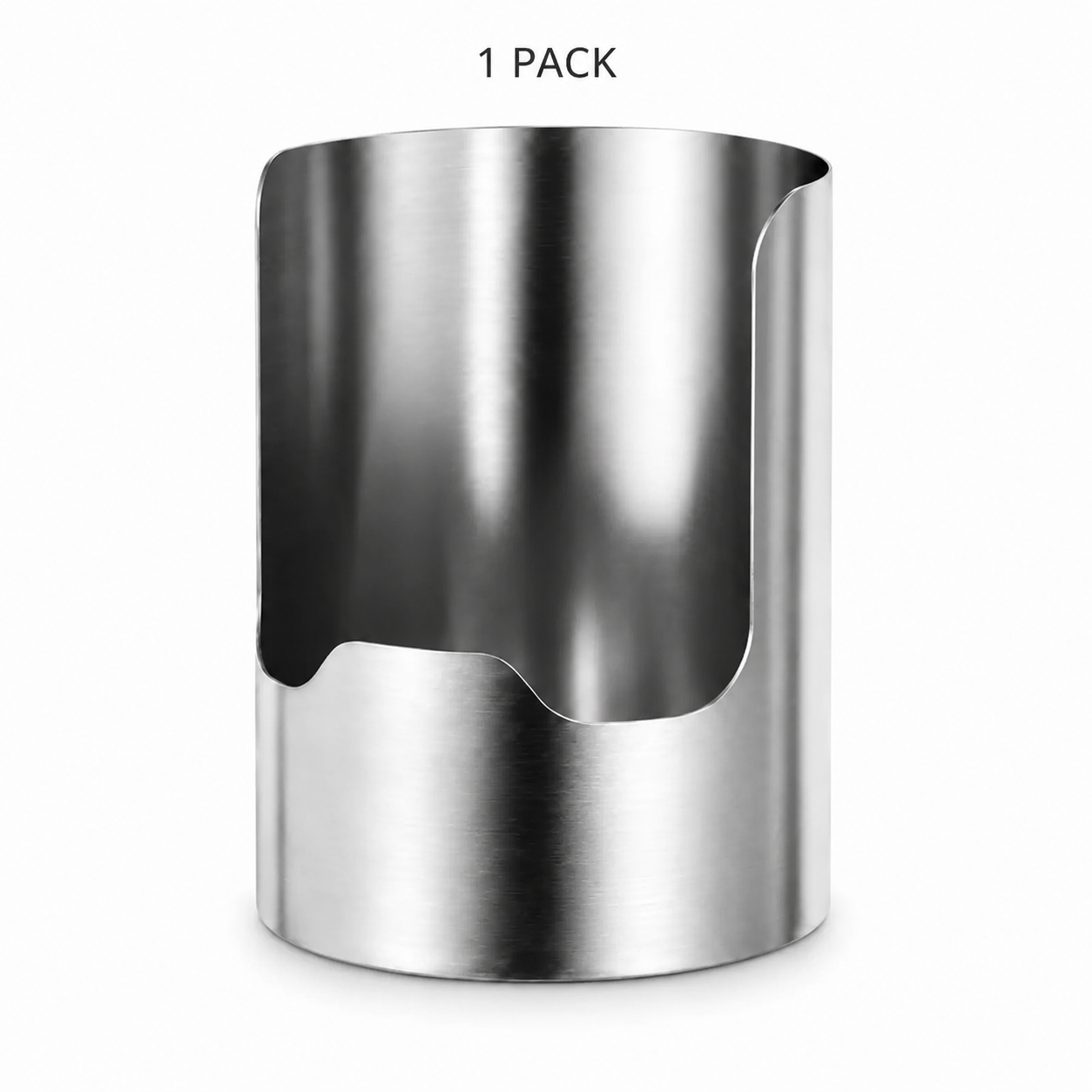 ✨ Stainless Steel Kitchen Utensil Holder – 🍳Open-Front Countertop Organizer for Spoons, Spatulas & Everyday Tools