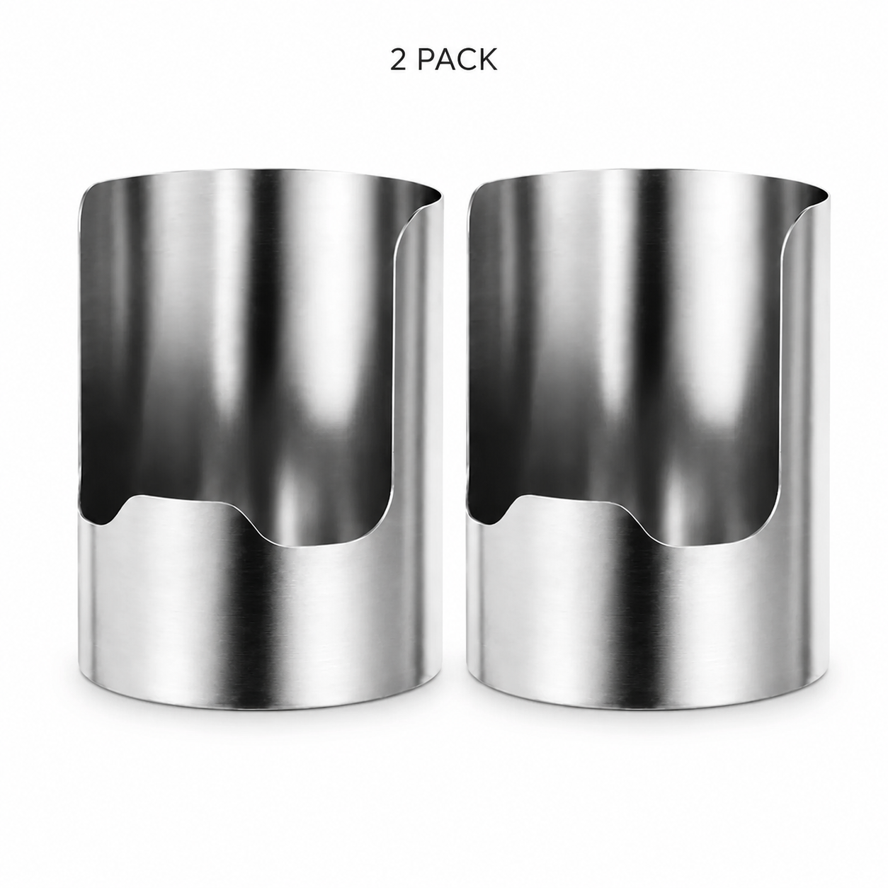 ✨ Stainless Steel Kitchen Utensil Holder – 🍳Open-Front Countertop Organizer for Spoons, Spatulas & Everyday Tools