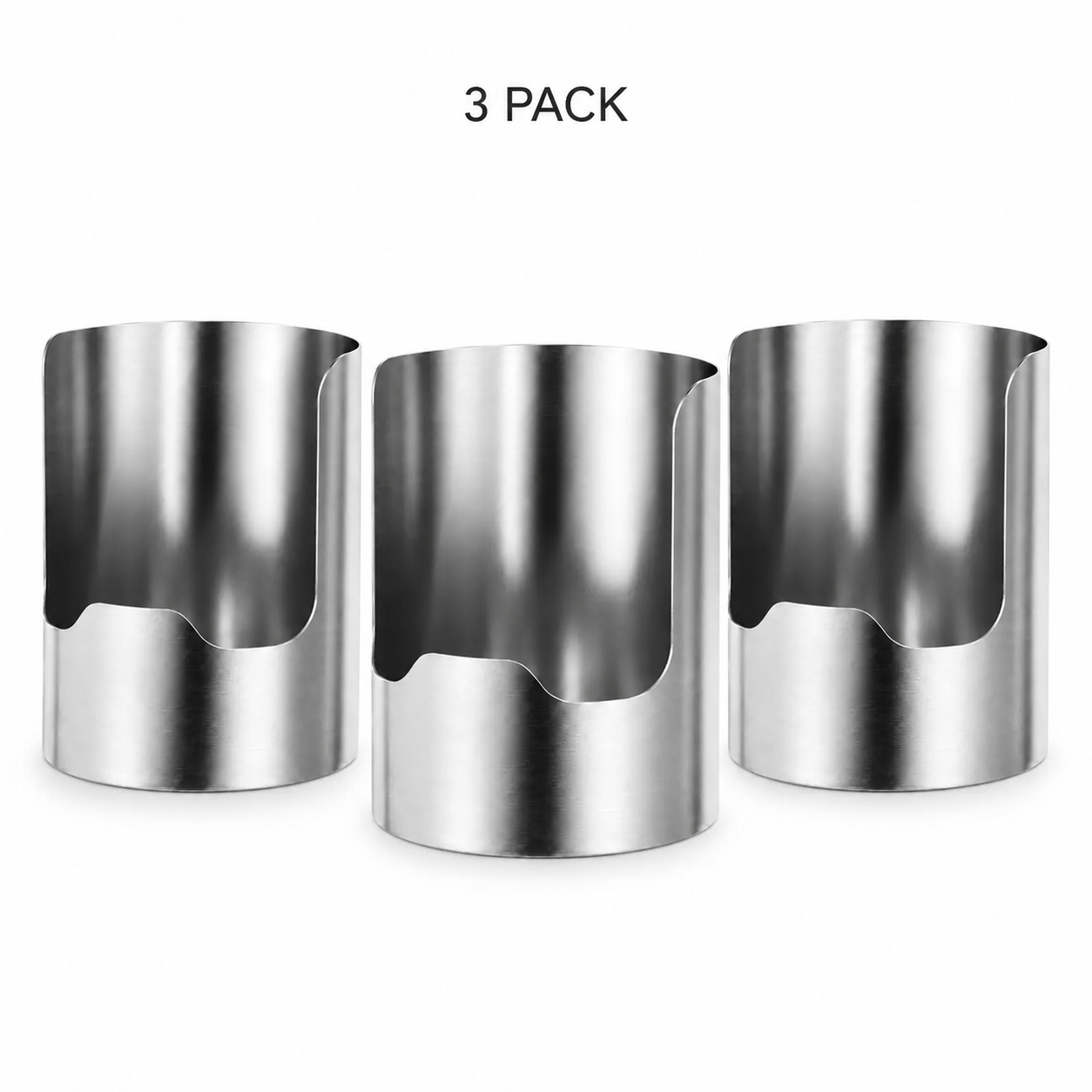 ✨ Stainless Steel Kitchen Utensil Holder – 🍳Open-Front Countertop Organizer for Spoons, Spatulas & Everyday Tools