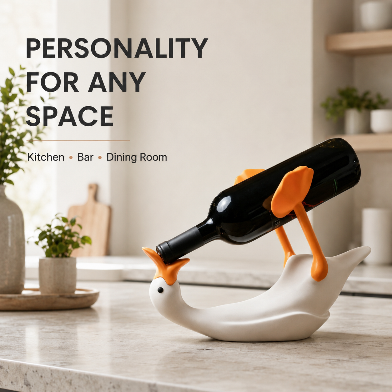 🔥Hot Sale⚡🪿 Goose-Shaped Wine Bottle Holder🍷 ✨