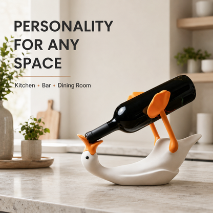 🔥Hot Sale⚡🪿 Goose-Shaped Wine Bottle Holder🍷 ✨