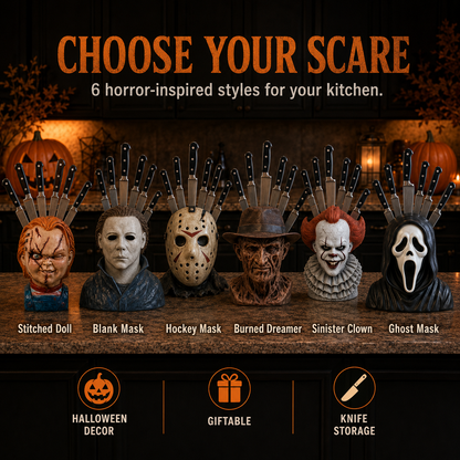 Horror Knife Blocks - HandCrafted By Me