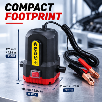 🔧 Portable 12V Electric Oil Transfer Pump Kit