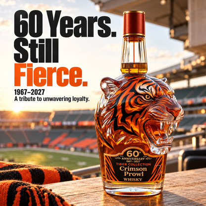 🐅 Bring the Roar Home 🔥 Orange & Black Collector’s Bottle