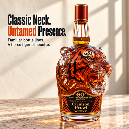 🐅 Bring the Roar Home 🔥 Orange & Black Collector’s Bottle