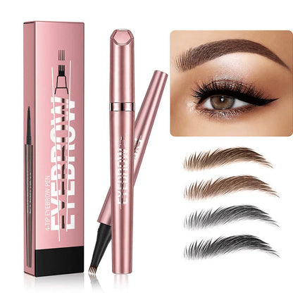 🖌️ Waterproof Micro-Fork Brow Pencil – Natural Hair-Like Brows
