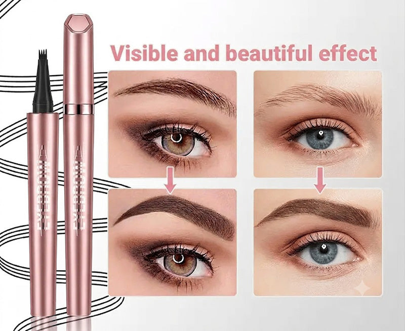 🖌️ Waterproof Micro-Fork Brow Pencil – Natural Hair-Like Brows