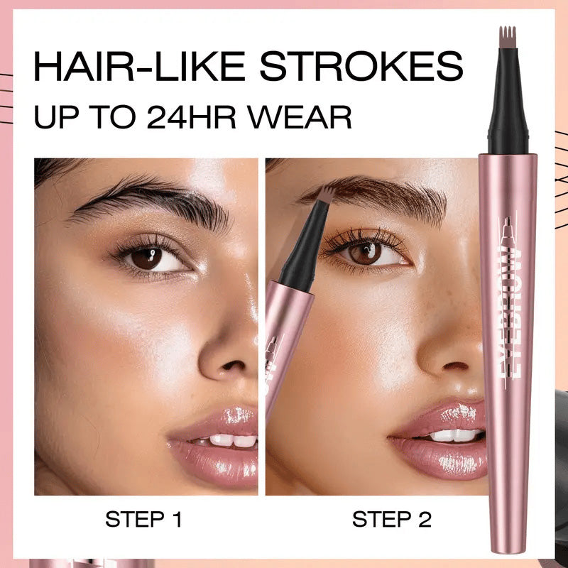 🖌️ Waterproof Micro-Fork Brow Pencil – Natural Hair-Like Brows