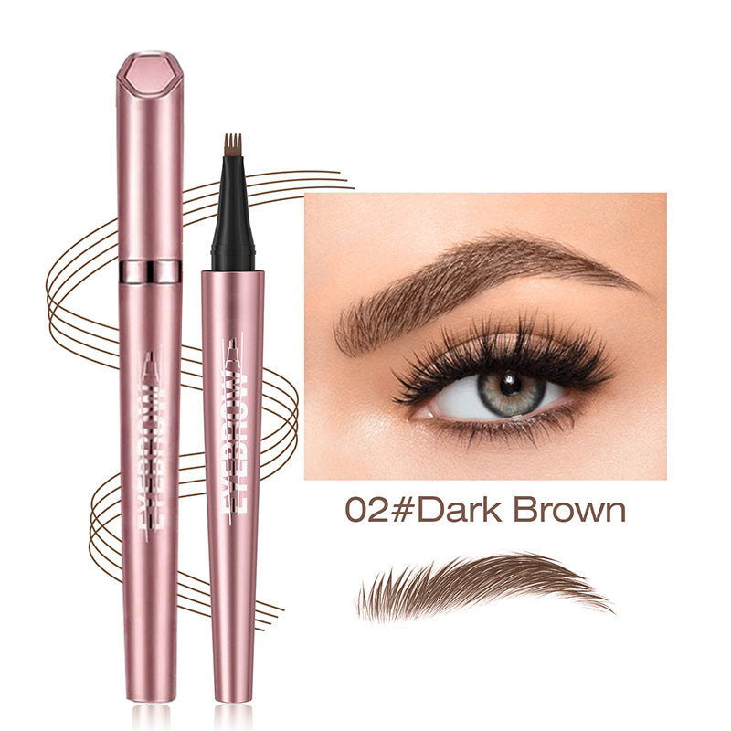 🖌️ Waterproof Micro-Fork Brow Pencil – Natural Hair-Like Brows