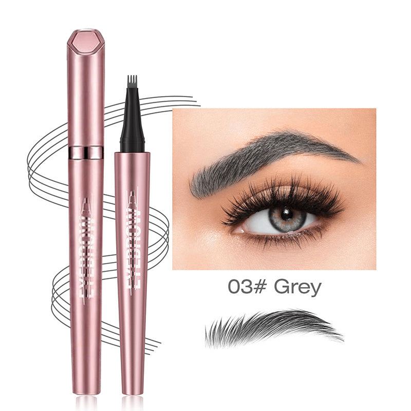 🖌️ Waterproof Micro-Fork Brow Pencil – Natural Hair-Like Brows