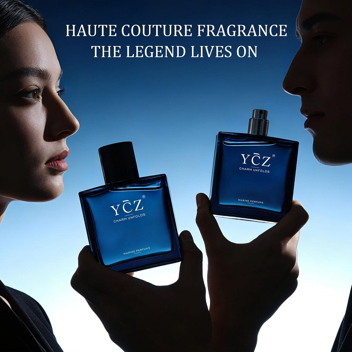 🎉Ycz Midnight Marine Eau de Parfum for Men, 1.7 Fl Oz