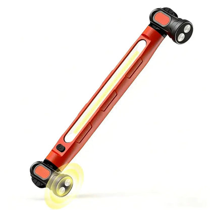 [Father's Day Gift] 5200mAh LED magnetic rechargeable light strip, 3000 lumens, with hook, ideal for mechanics, auto repair, and garage use.