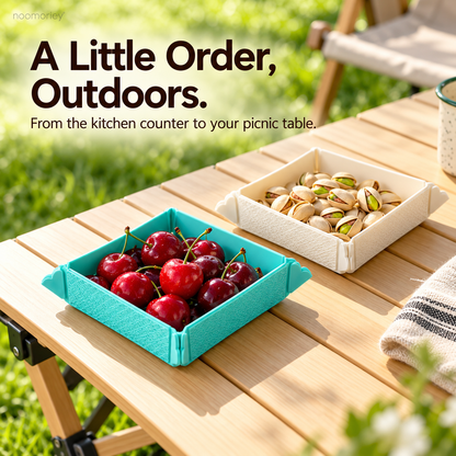 ✨ 3-in-1 Magnetic Foldable Silicone Tray – Organizer, Trivet & Everyday Catchall