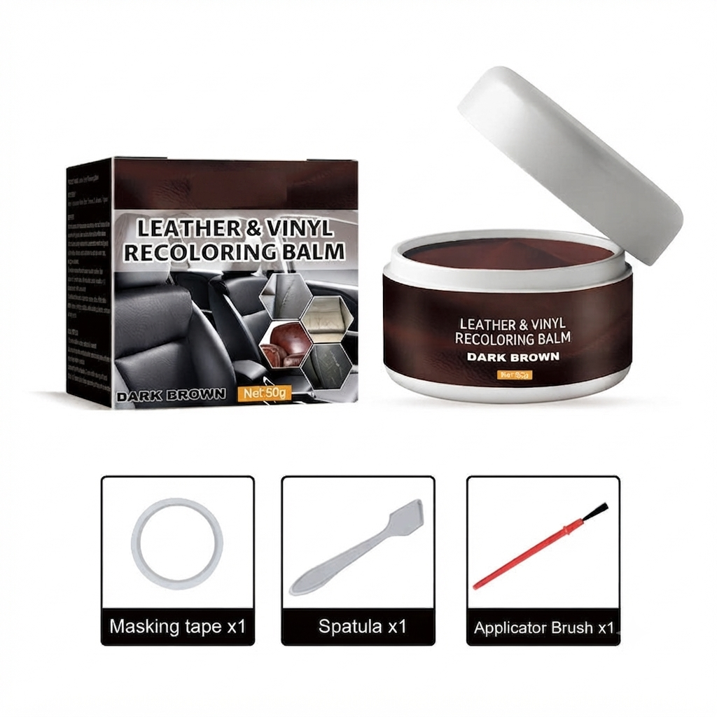 🛋️ Magic Leather Repair Paste – Restore Color & Fix Scratches on Couches, Car Seats & Bags