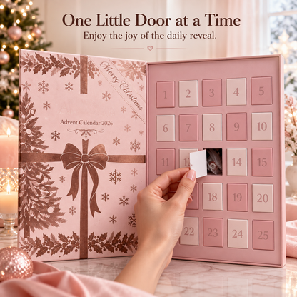 🎀 50% OFF Pink Jewelry Advent Calendar – 25 Days of Christmas Surprises for Her 💕