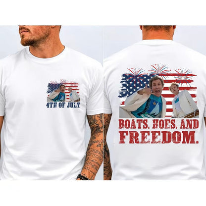 Boats Hoes And Freedom 4th Of July Parody Step Brothers T-Shirt/Sweatshirt/Hoodie