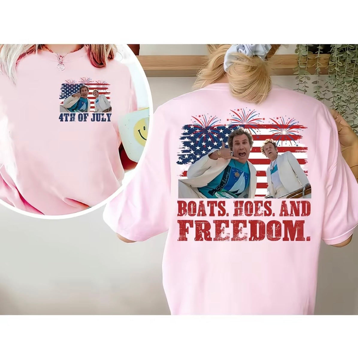 Boats Hoes And Freedom 4th Of July Parody Step Brothers T-Shirt/Sweatshirt/Hoodie