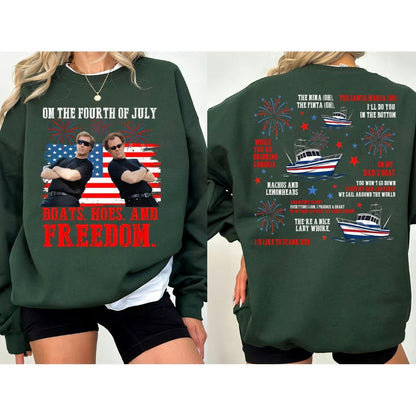 Boats Hoes And Freedom 4th Of July Parody Step Brothers T-Shirt/Sweatshirt/Hoodie