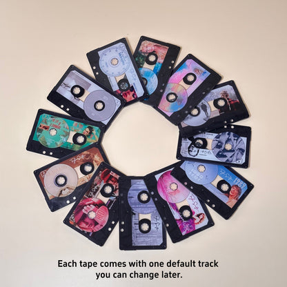 🔥Retro Speaker NFC Cassette Fridge Magnet🃏📻-Play classic music via magnetic scene cards 🎶✨