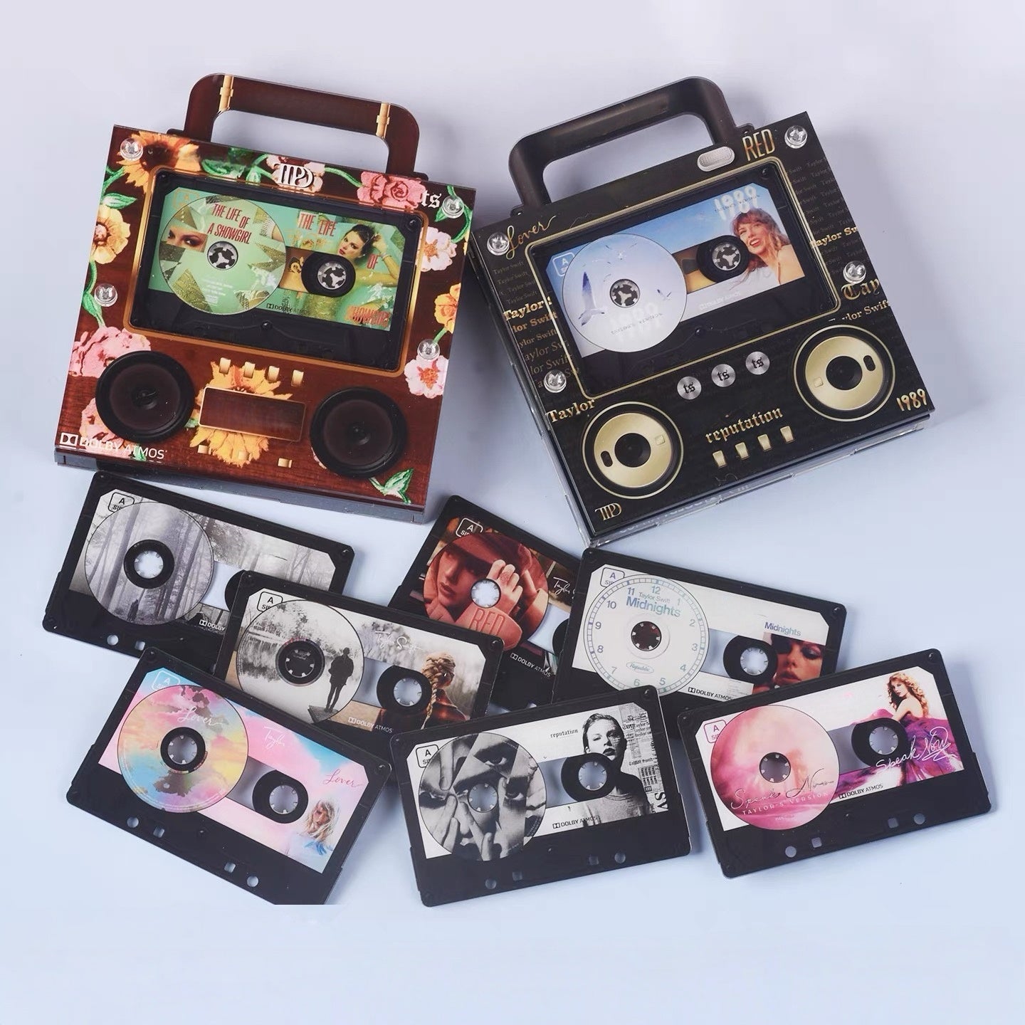 🔥Retro Speaker NFC Cassette Fridge Magnet🃏📻-Play classic music via magnetic scene cards 🎶✨