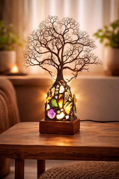 ✨ Healing Crystal Tree Lamp, Attract Positive Energy & Calm Your Home Space